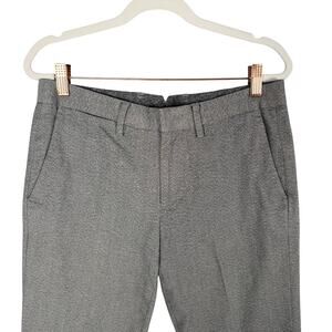 Bonobos Dress Pants Men 30/30 Slim Fit Gray Crosshatch Cotton Stretch Flat Front